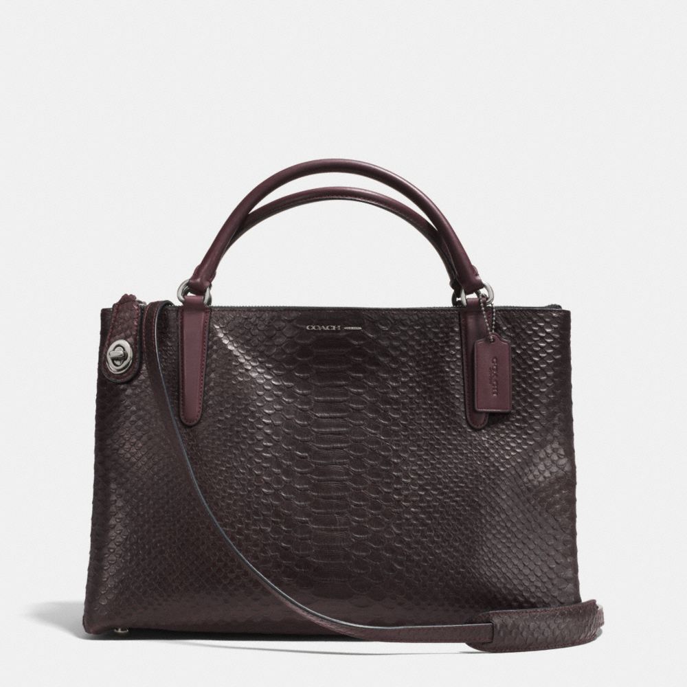 Coach python sales embossed leather