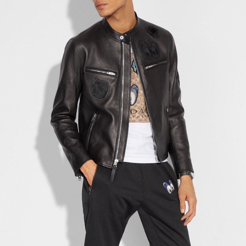 Disney X Coach Spooky Eyes Racer Jacket