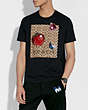 Disney X Coach Signature T Shirt With Patches