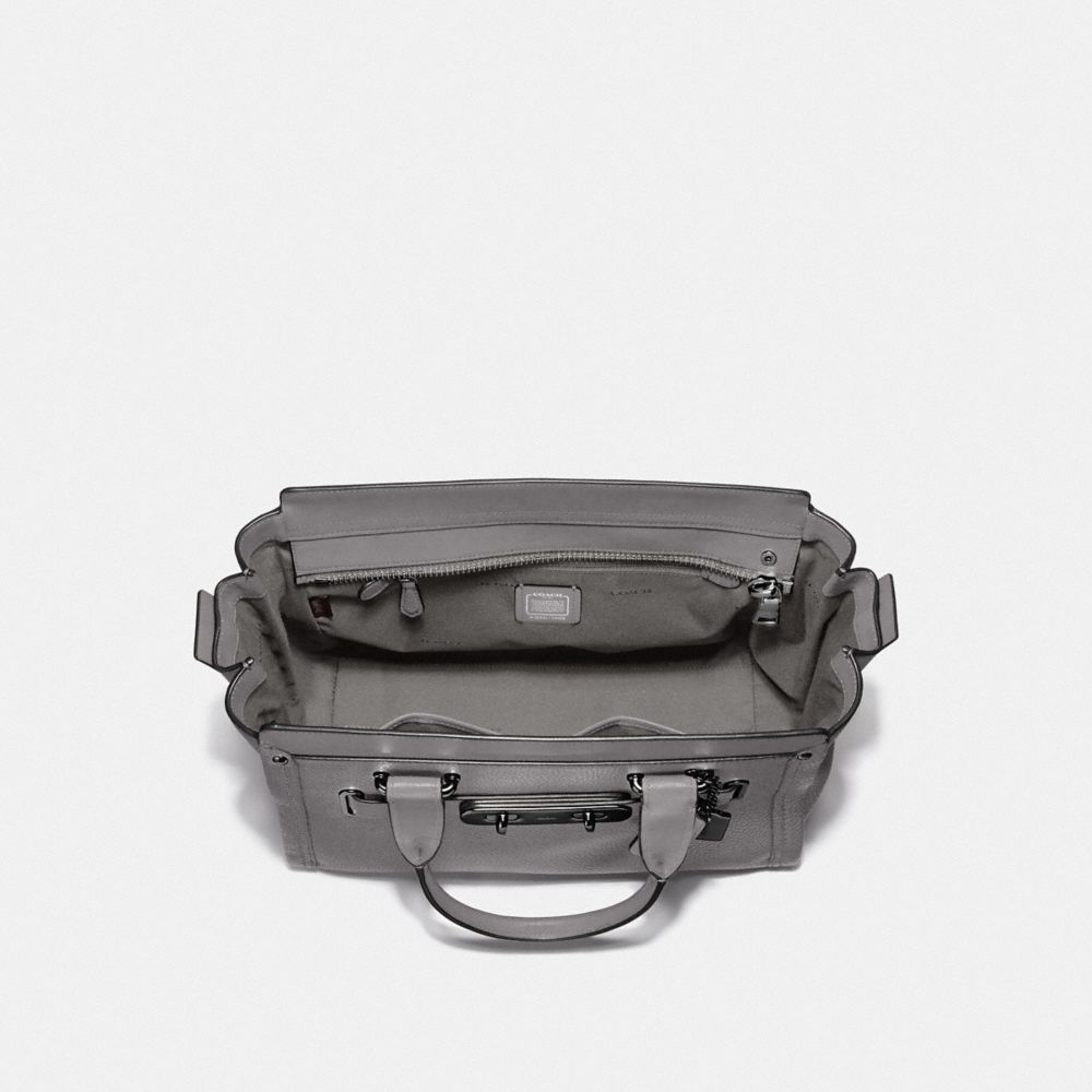 COACH®,Coach Swagger Carryall In Pebble Leather,,Inside View,Top View