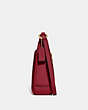 COACH®,CHAISE CROSSBODY,Leather,Small,Gold/Deep Red,Angle View