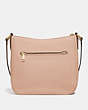 COACH®,CHAISE CROSSBODY,Leather,Small,Gold/Beechwood,Back View