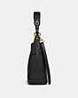 COACH®,SUTTON HOBO,Leather,Gold/Black,Angle View