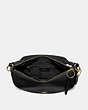 COACH®,SUTTON HOBO,Leather,Gold/Black,Inside View,Top View