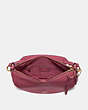COACH®,SUTTON HOBO,Leather,Gold/Dusty Pink,Inside View,Top View