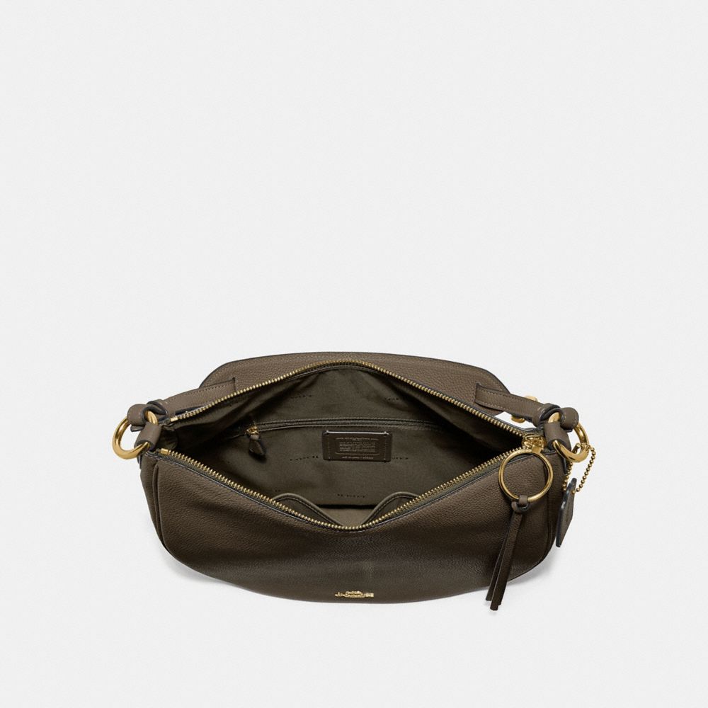 COACH®,SUTTON HOBO,Cuir,Or/Mousse,Inside View,Top View