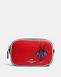 COACH®,COACH │ MARVEL CONVERTIBLE BELT BAG WITH SPIDER-MAN,Silver/Miami Red Multi,Front View