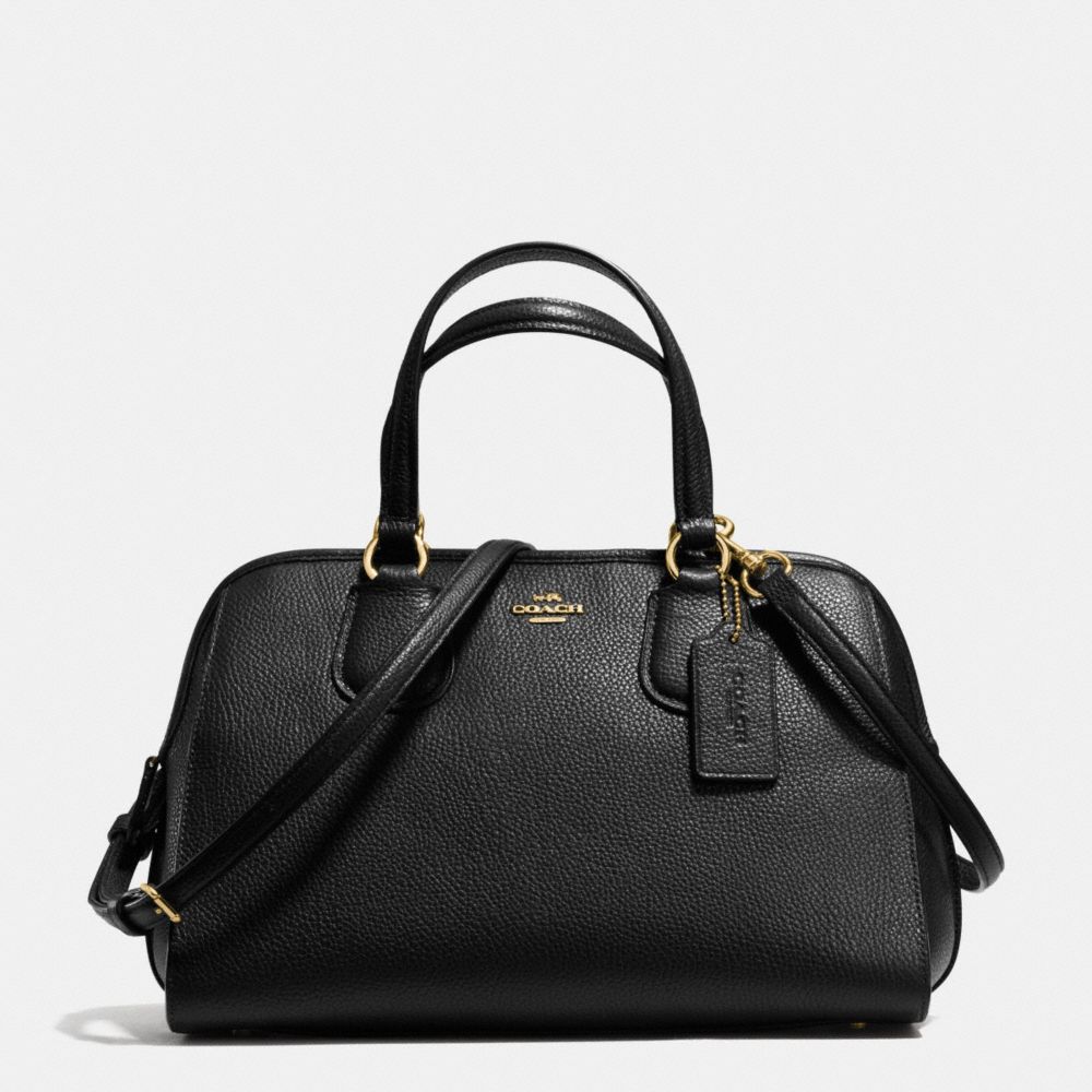 COACH®,Nolita Satchel In Pebble Leather,,Front View