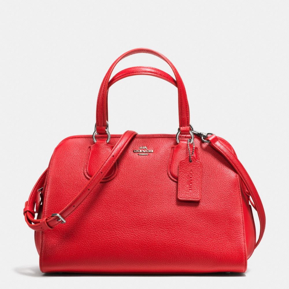 COACH®,Nolita Satchel In Pebble Leather,,Front View