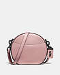 COACH®,CANTEEN CROSSBODY,Leather,Mini,Pewter/Blossom,Front View