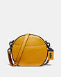 COACH®,CANTEEN CROSSBODY,Leather,Mini,V5/Maize,Front View