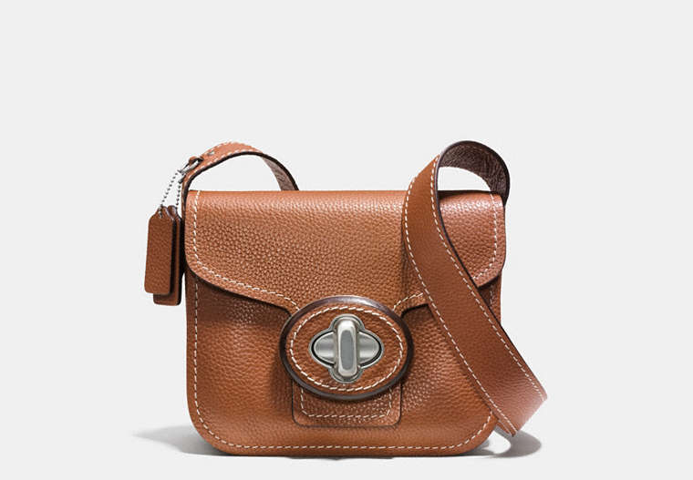 Drifter Shoulder Bag In Pebble Leather
