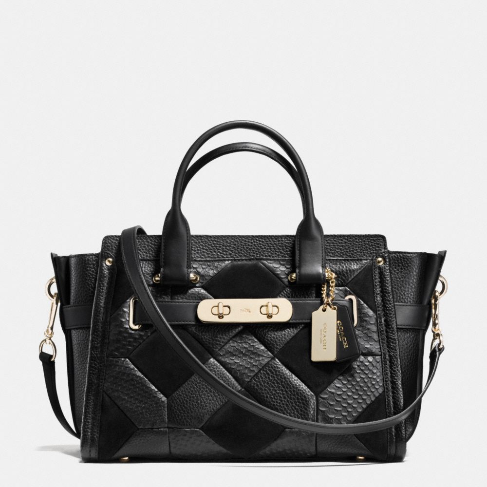 Coach swagger black online