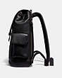 COACH®,RIVINGTON BACKPACK,Leather,X-Large,Black Copper/Black,Angle View