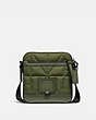 COACH®,RIVINGTON CROSSBODY WITH QUILTING,Mixed Material,Small,Glade/Black Copper,Front View