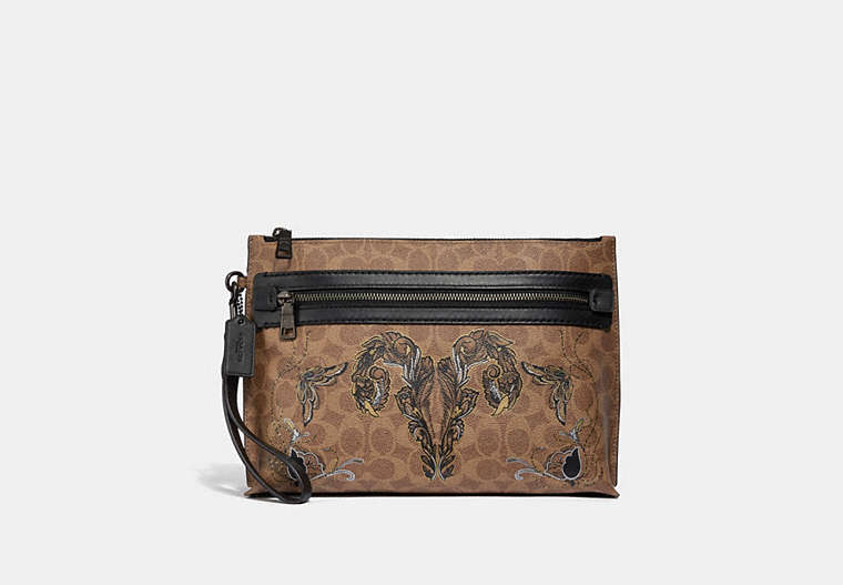 Academy Pouch In Signature Canvas With Tattoo