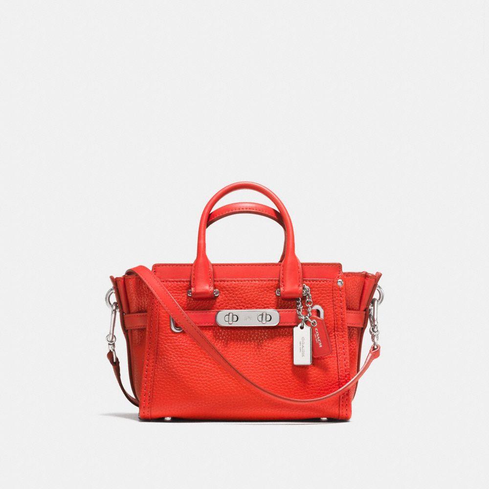 Coach Swagger 20 En Cuir Galet