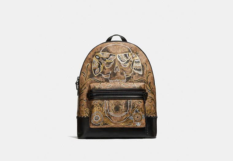 League Backpack In Signature Canvas With Tattoo