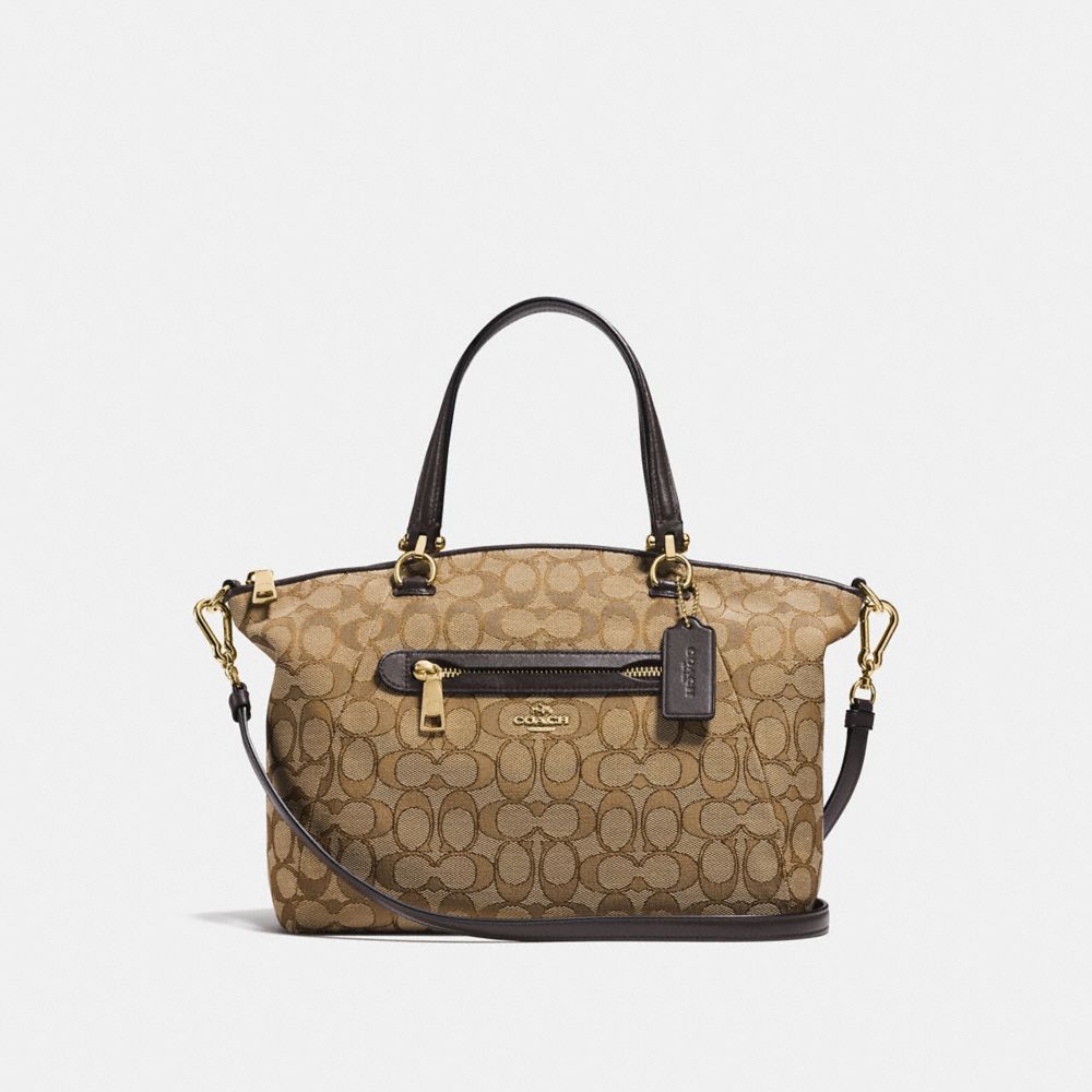 Coach signature prairie satchel sale