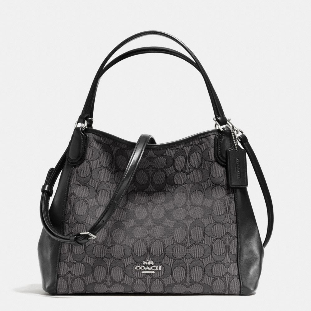 Sac à bandoulière Edie 28 en jacquard exclusif