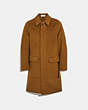 COACH®,DOUBLE FACED COAT,n/a,British Khaki,Front View