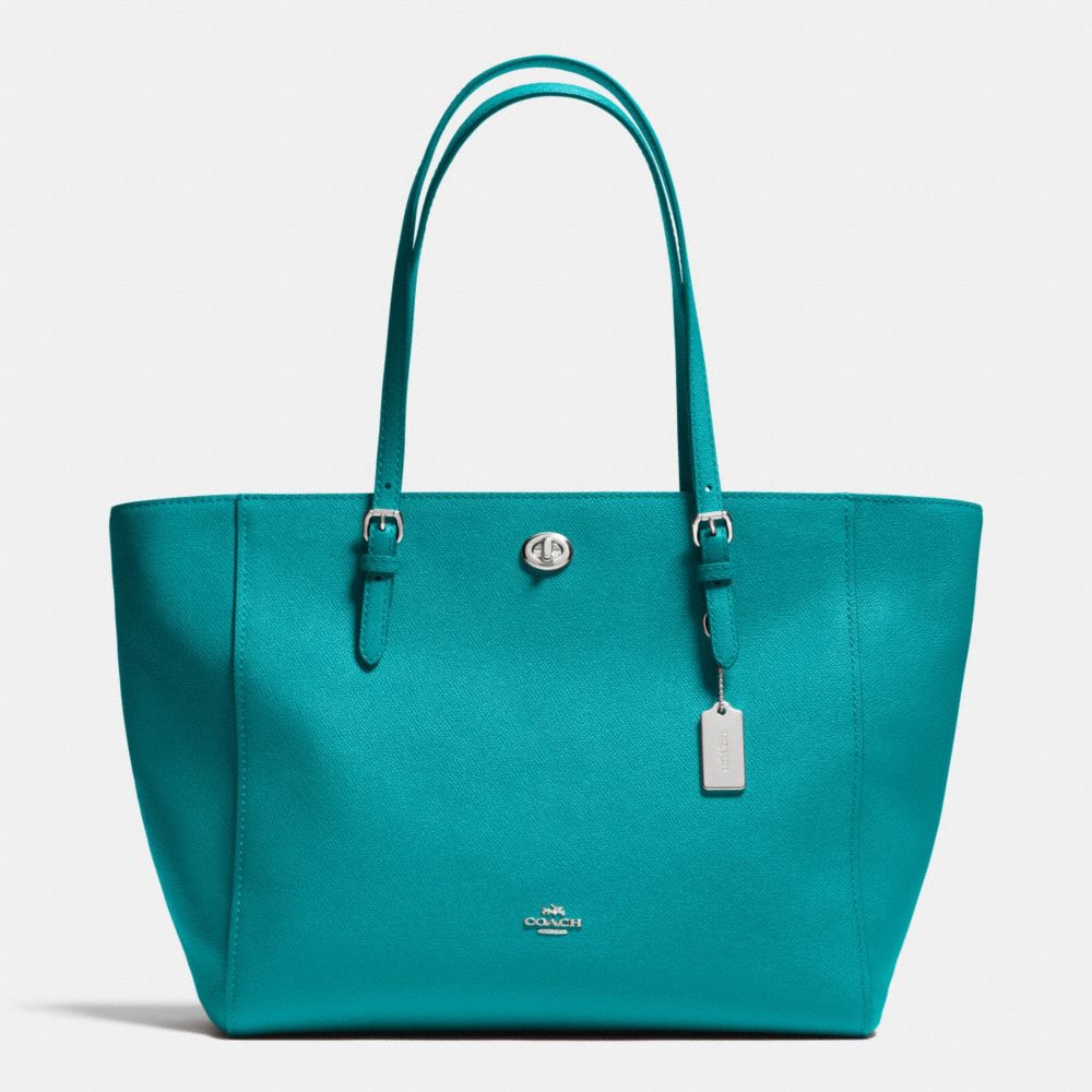 Coach crossgrain turnlock on sale tote