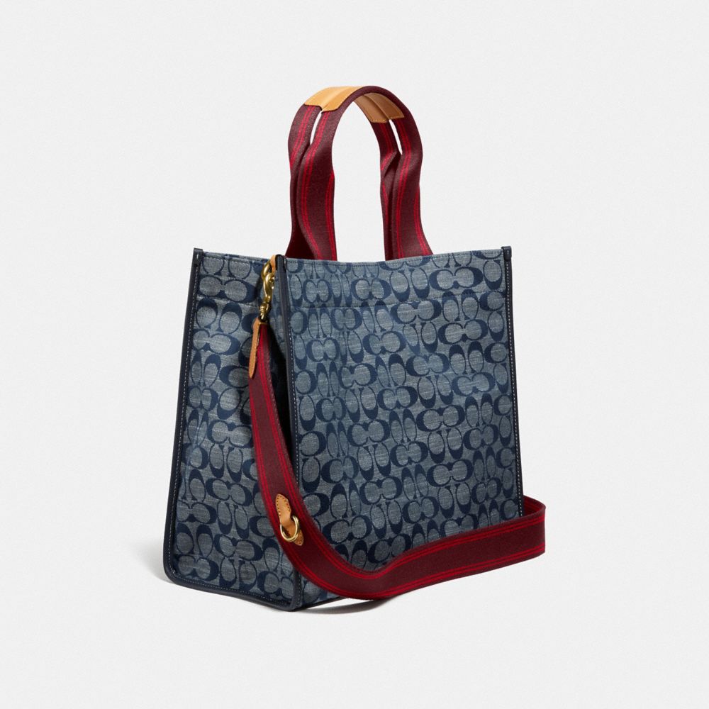 Tote 34 in signature chambray new arrivals