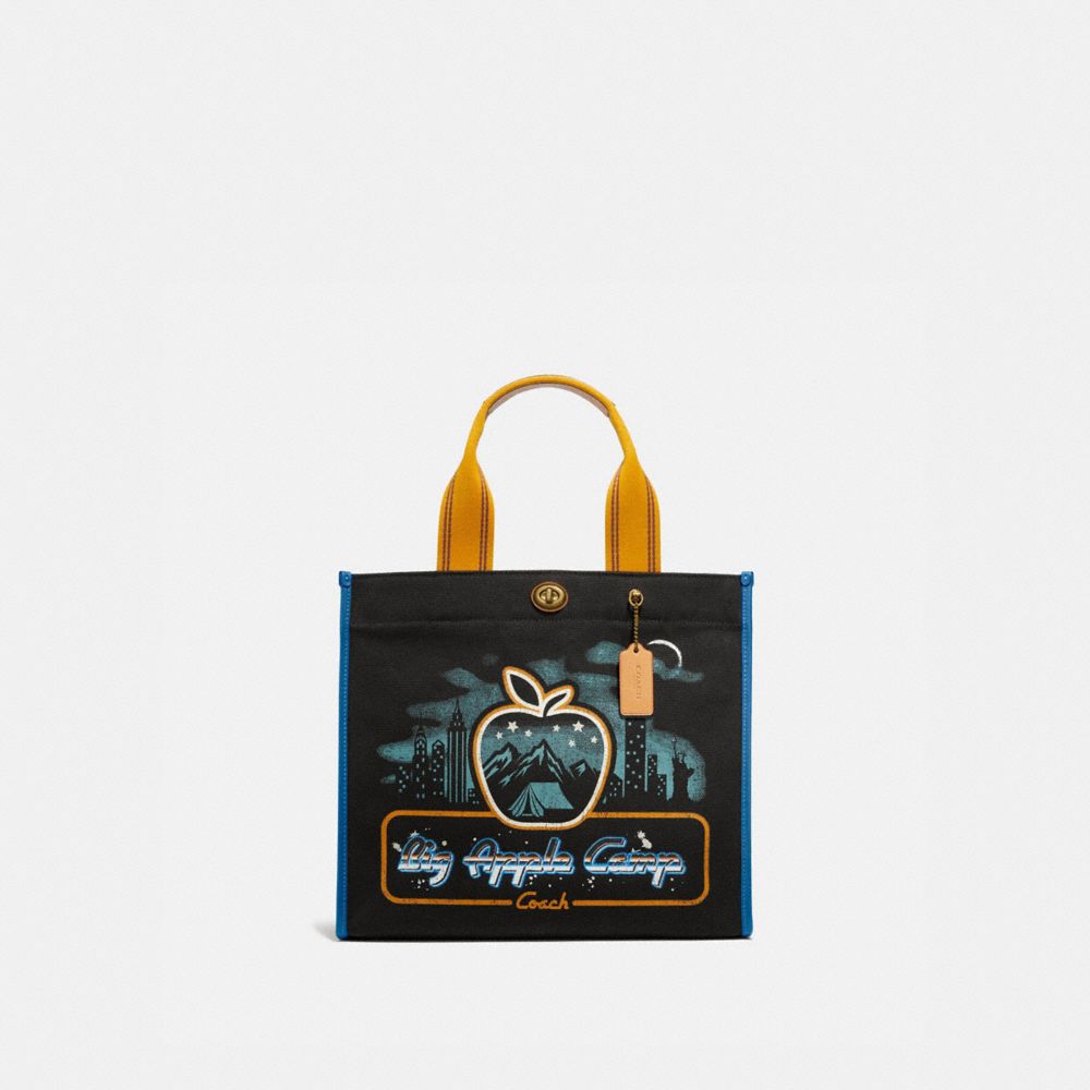 COACH®: Tote 34 With Skyline Big Apple Camp Print