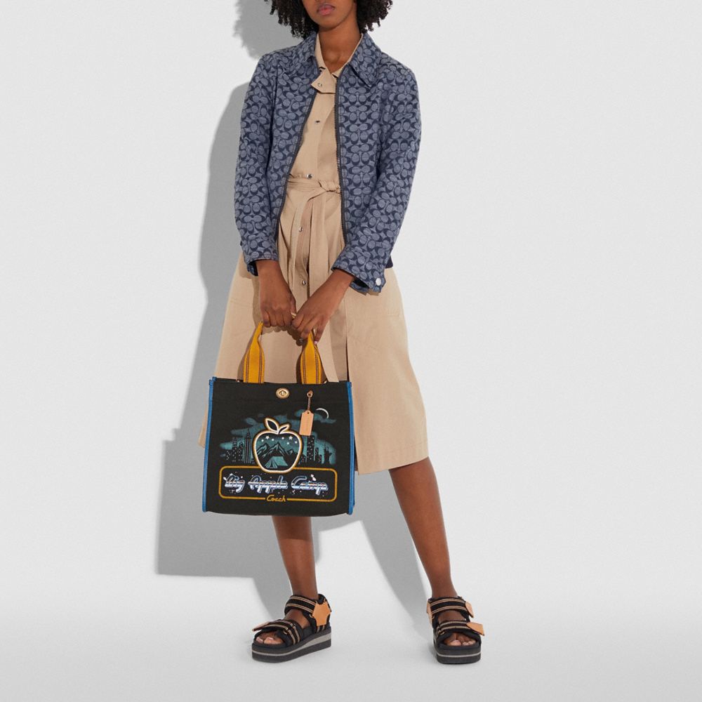 Tote 34 With Skyline Big Apple Camp Print
