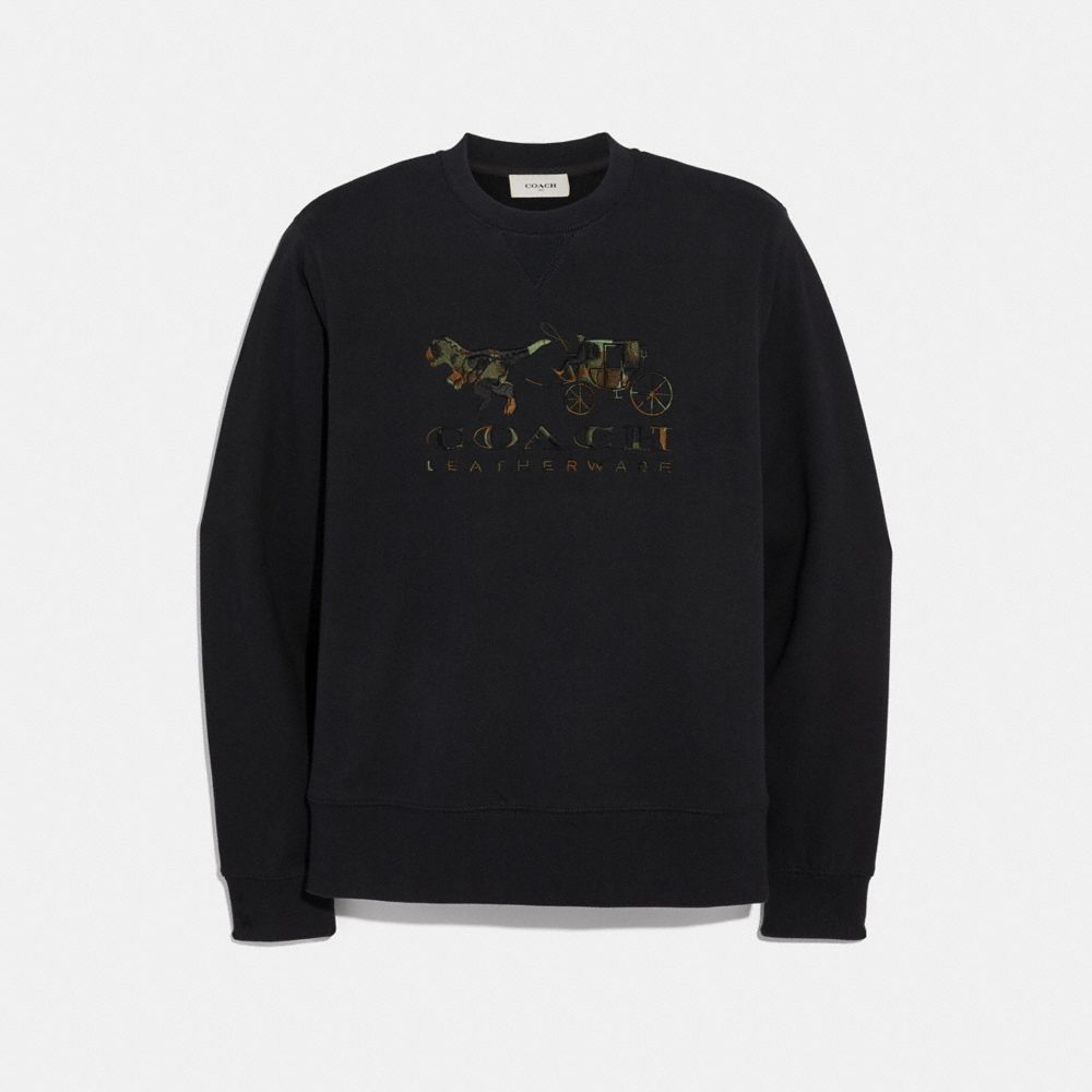 COACH COACH Rexy And Carriage Camo Sweatshirt