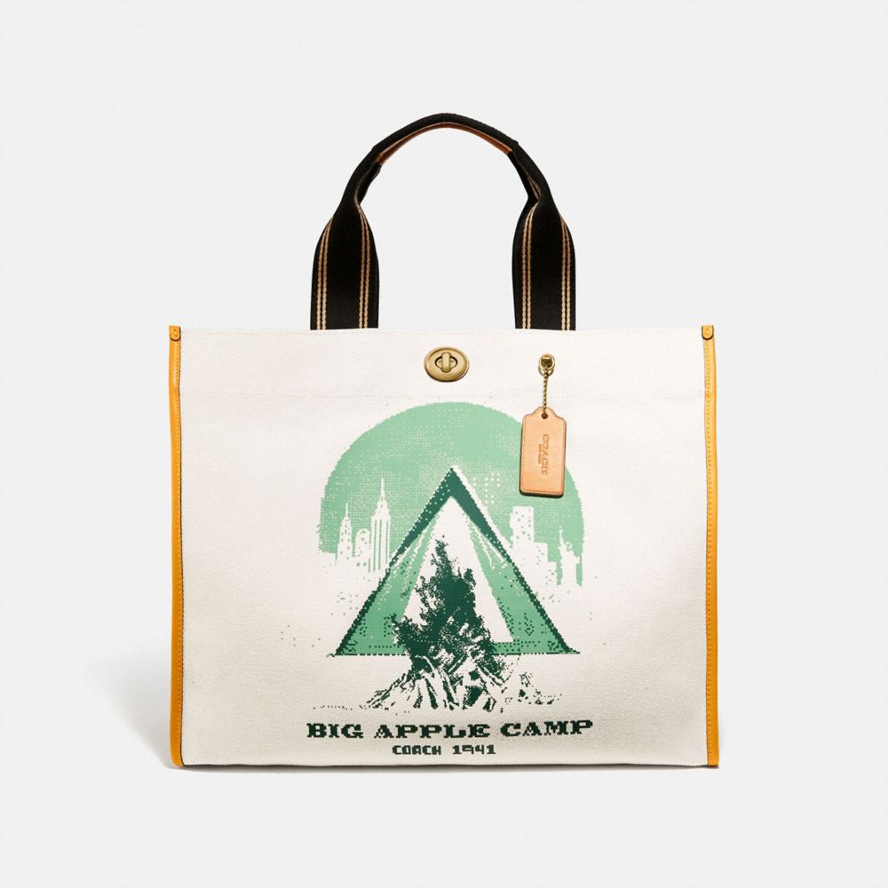 Messing Kreide Tote 40 Mit Big Apple Camp Print