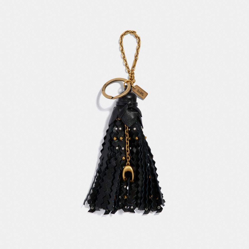 Studded Tassle Bag Charm