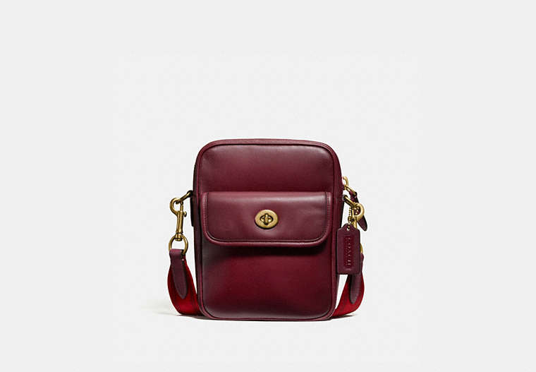 COACH®,DYLAN 15,n/a,Small,OL/Light Maroon,Front View