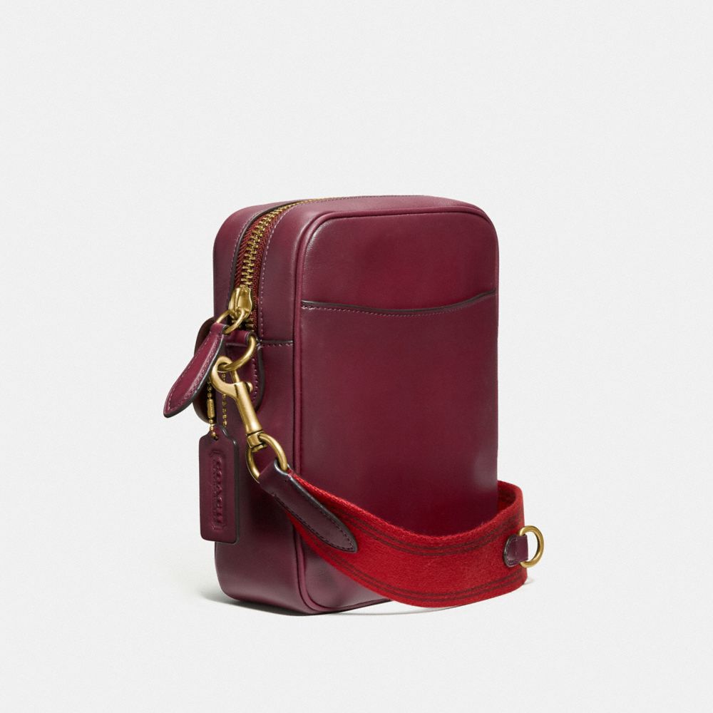 COACH®,DYLAN 15,n/a,Small,OL/Light Maroon,Angle View