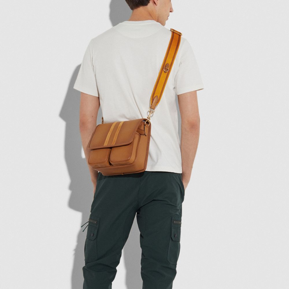 COACH®,Map Bag With Varsity Stripe,,Detail View