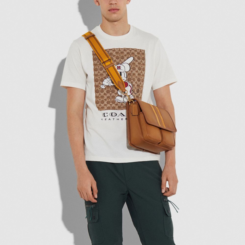 COACH®,Map Bag With Varsity Stripe,,Detail View