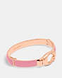 COACH®,SIGNATURE TENSION BANGLE,Plated Brass,RS/Rose,Front View