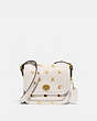 COACH®,RAMBLER CROSSBODY 16 WITH APPLE PRINT,Leather,Brass/Chalk,Front View