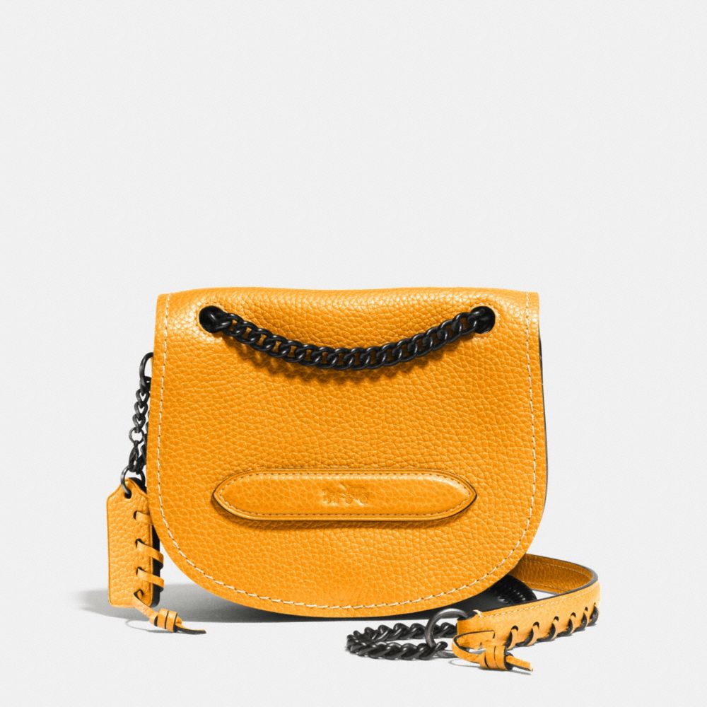 COACH Small Shadow Crossbody In Pebble Leather