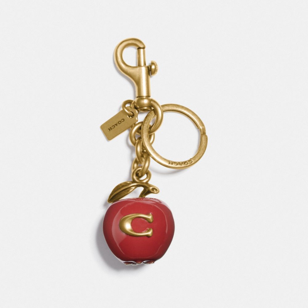 Apple Keychain Bag Charm