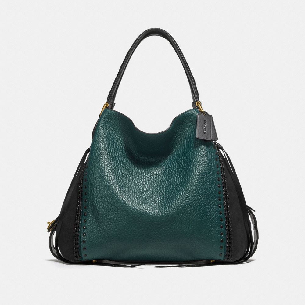 Edie shoulder bag 42 discount in signature leather with rivets