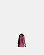 COACH®,DINKY,Leather,Small,Brass/Dusty Pink,Angle View