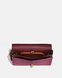 COACH®,DINKY,Leather,Small,Brass/Dusty Pink,Inside View,Top View