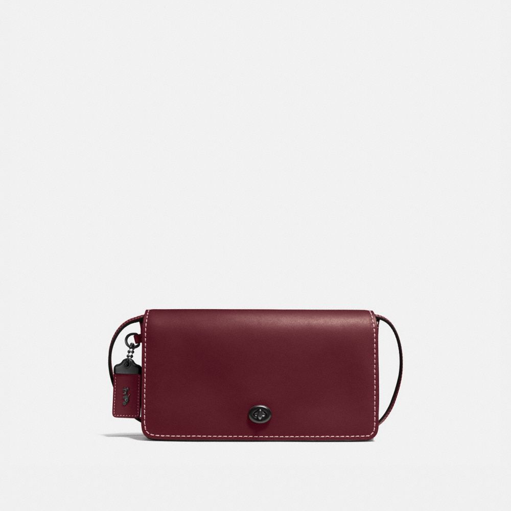 COACH®,DINKY,Leather,Small,BP/Bordeaux 1941 Red,Front View