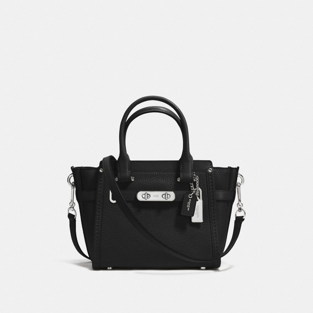 Coach swagger 21 black on sale