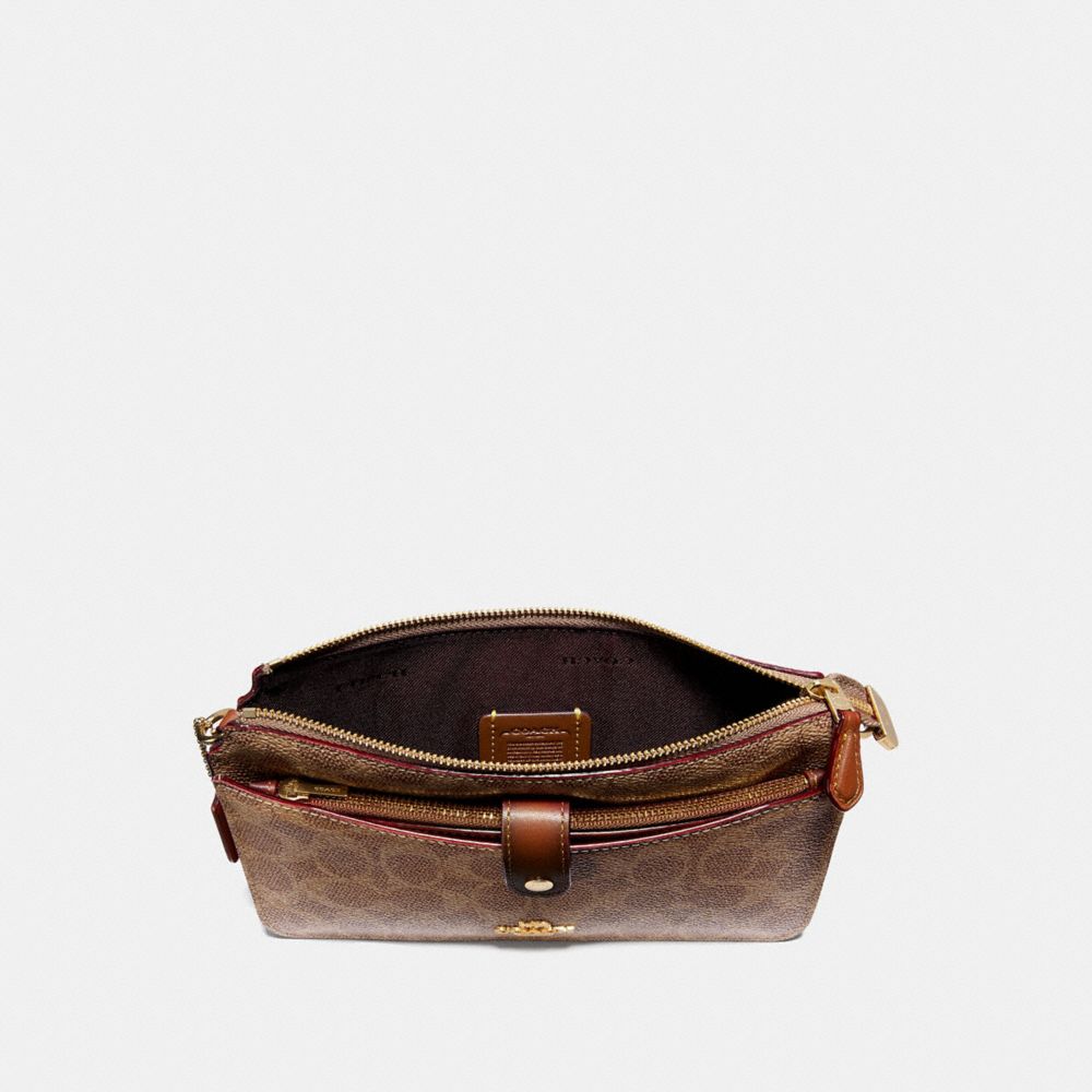 Noa Pop Up Messenger In Colorblock Signature Canvas