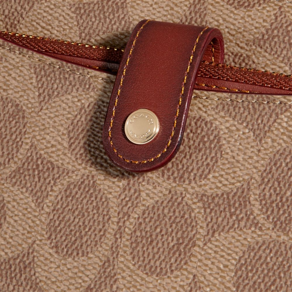 Noa Pop Up Messenger In Colorblock Signature Canvas