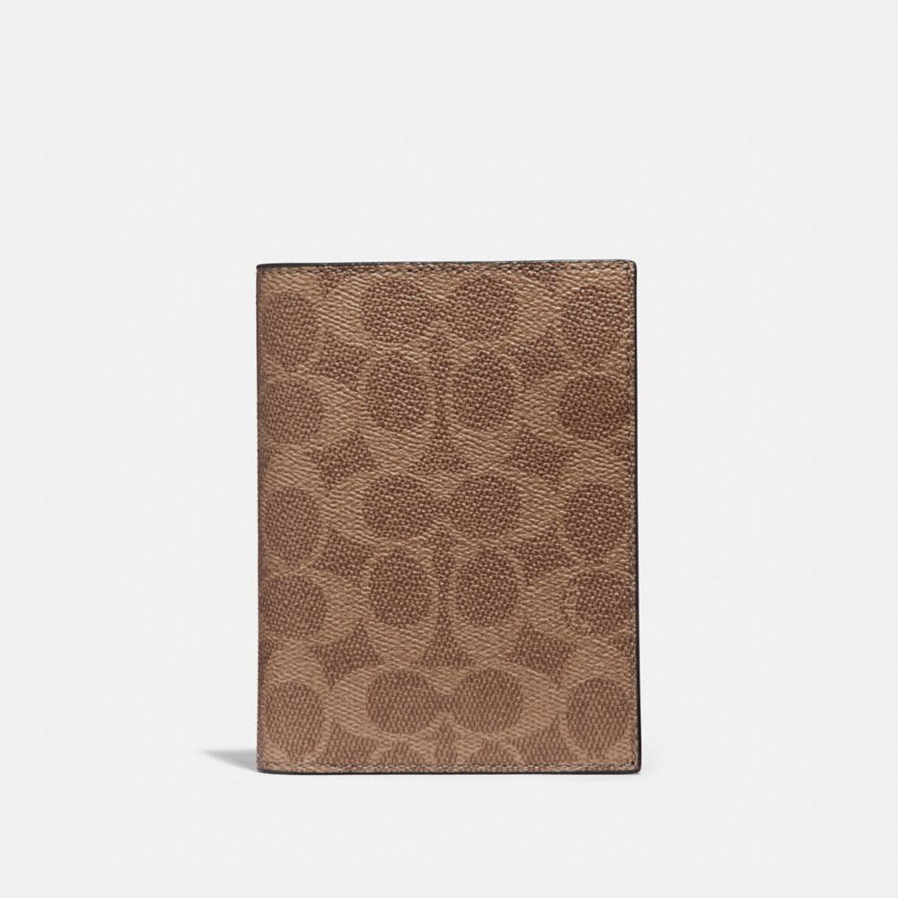 COACH® Passport Case In Signature Canvas