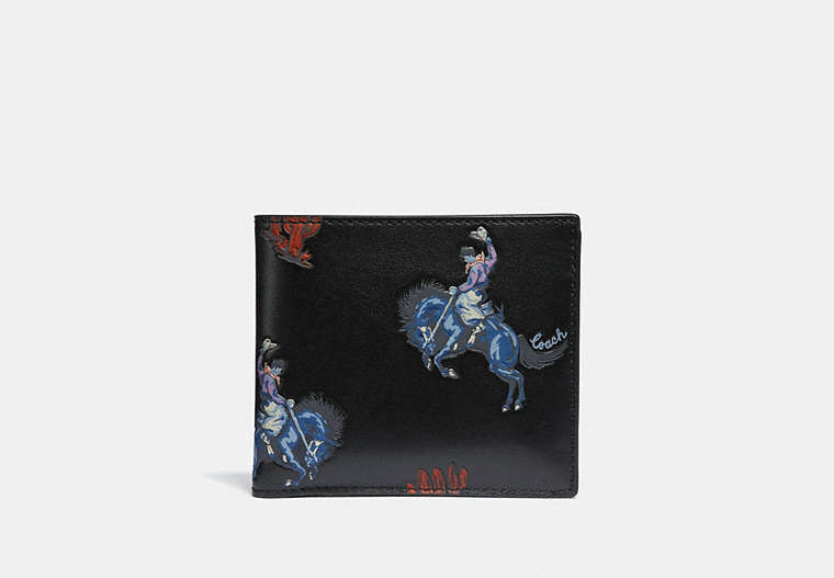 Double Billfold Wallet With Rodeo Print