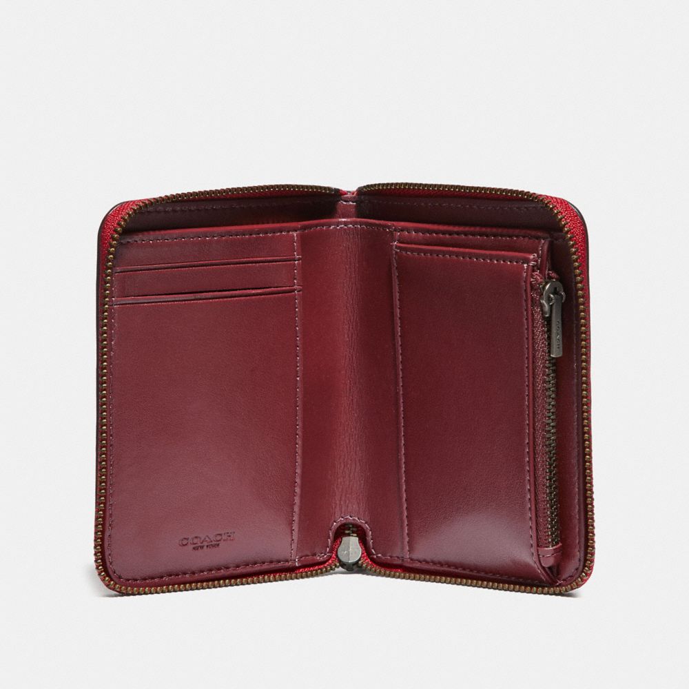 Petit portefeuille zippé Minnie Mouse en boîte avec motif